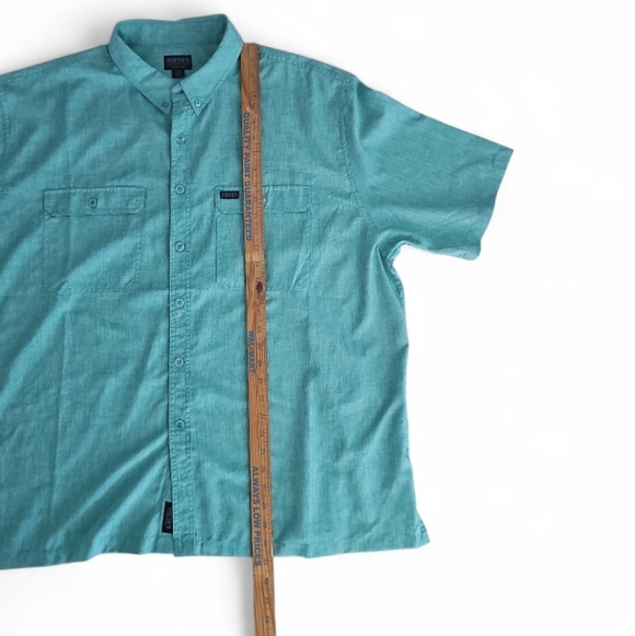 Smith’s Workwear Spearmint Short Sleeve Performance Work Shirt Sz 3XB NWT - Picture 14 of 15